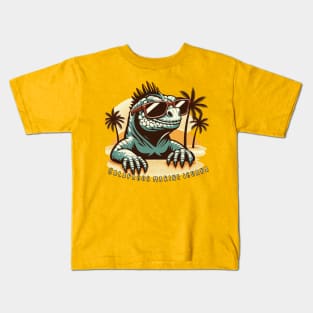 Galapagos marine iguana Kids T-Shirt